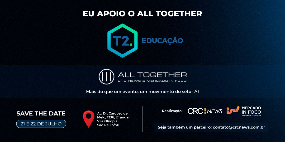 T2 Educação anuncia apoio ao All Together