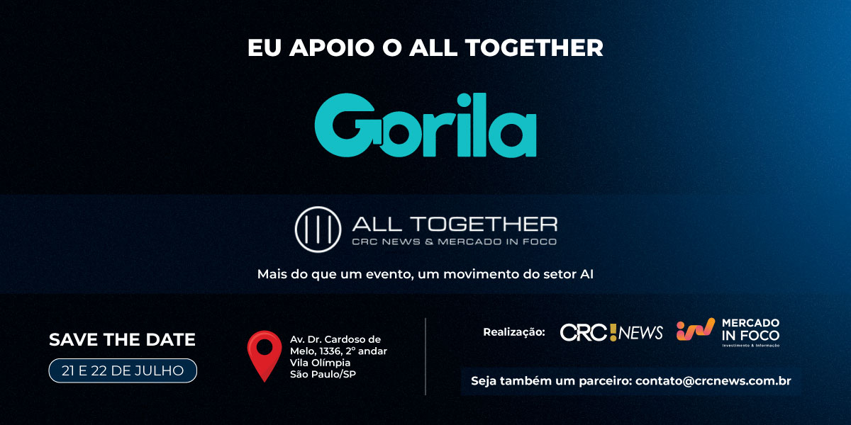 Gorila Invest entra para o time de apoiadores do All Together