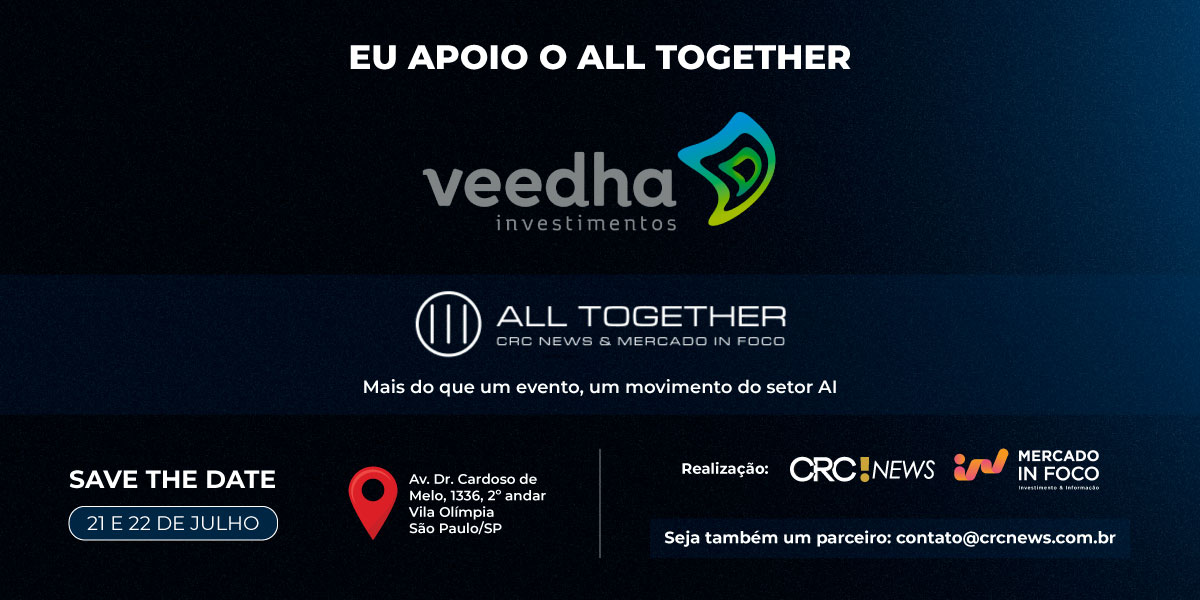 Veedha Investimentos entra para o time de apoiadores do All Together