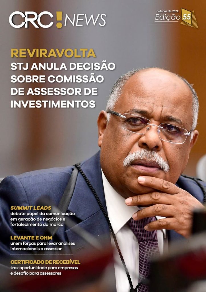 Edição 55 - Reviravolta. STJ anula decisão sobre comissão de assessor de investimentos