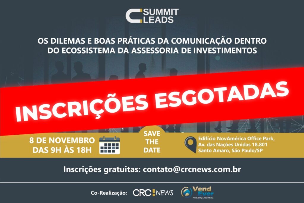 A 19 dias do evento, inscrições do Summit Leads estão esgotadas