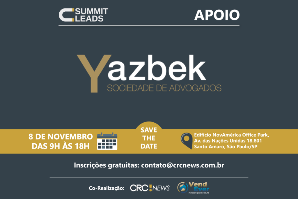 Yazbek Sociedade de Advogados é o mais novo apoiador do Summit Leads 