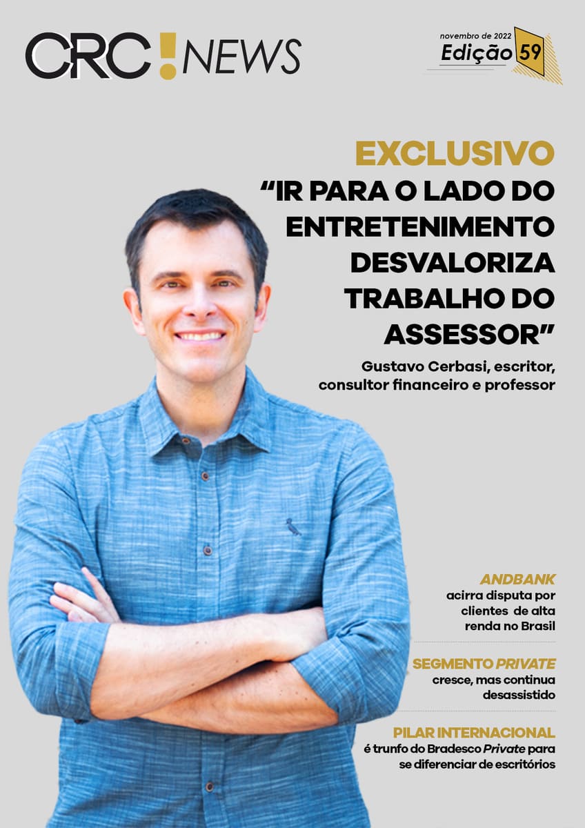 Edição 59 – Exclusivo. Cerbasi: “Ir para o lado do entretenimento desvaloriza trabalho do assessor”